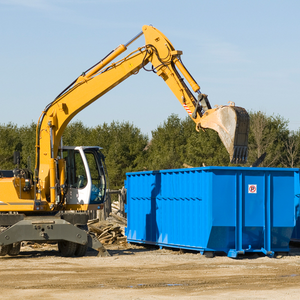 what happens if the residential dumpster is damaged or stolen during rental in Greens Fork